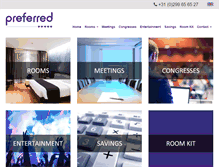 Tablet Screenshot of preferredhotelreservations.nl